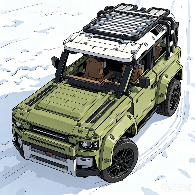 Light Kit For Technic Series Defender Car Model DIY Toys Set Not Included Building Blocks view 4