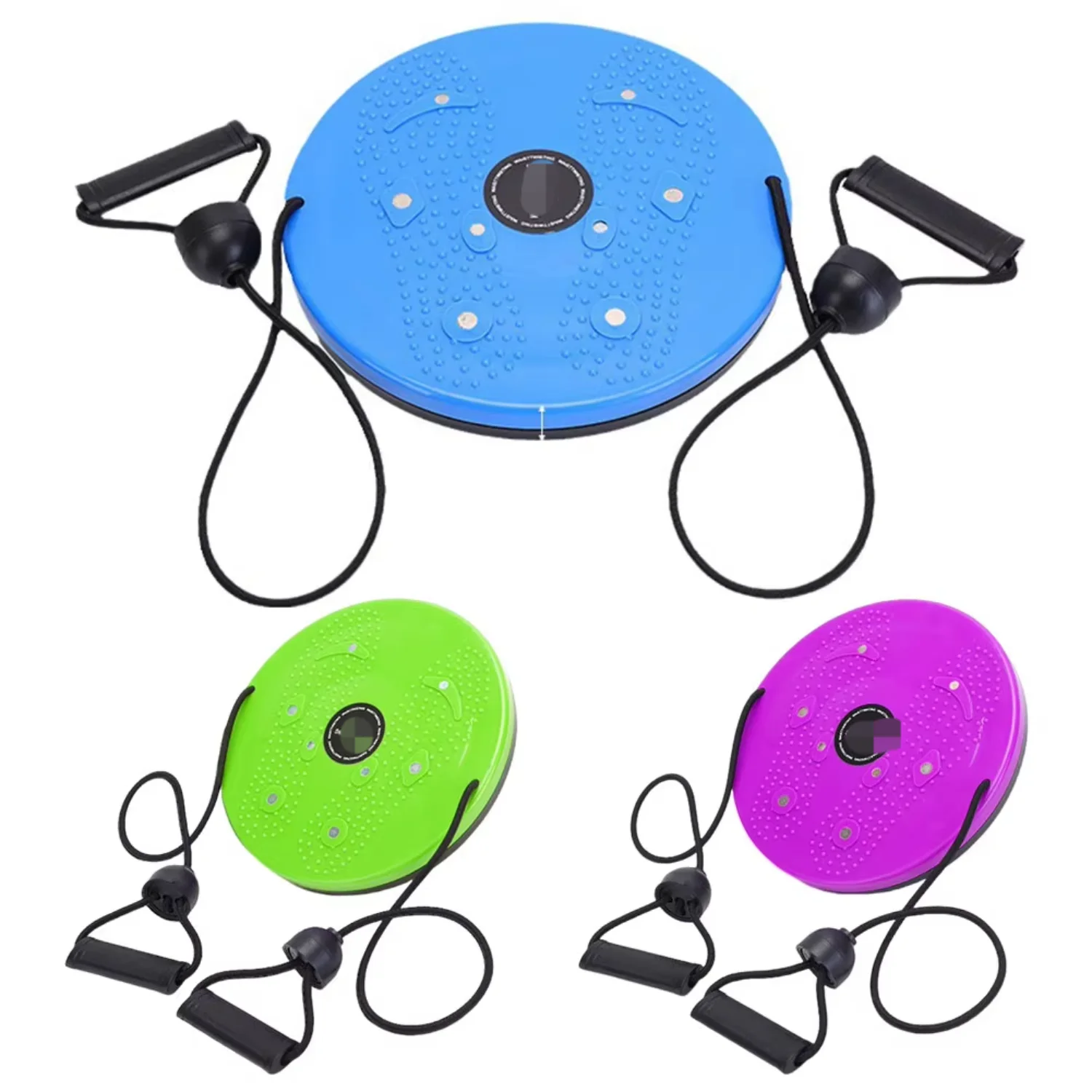 

Waist Training Board with Pull Rope Massage Plate Multifunction Weight Loss Aerobic Exercise Tool