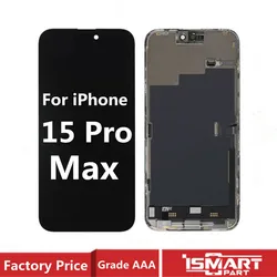 For iPhone 15 Pro Max LCD Display 3D Touch Digitizer Assembly Soft Hard OLED For iPhone 15PM Screen Replacement Parts