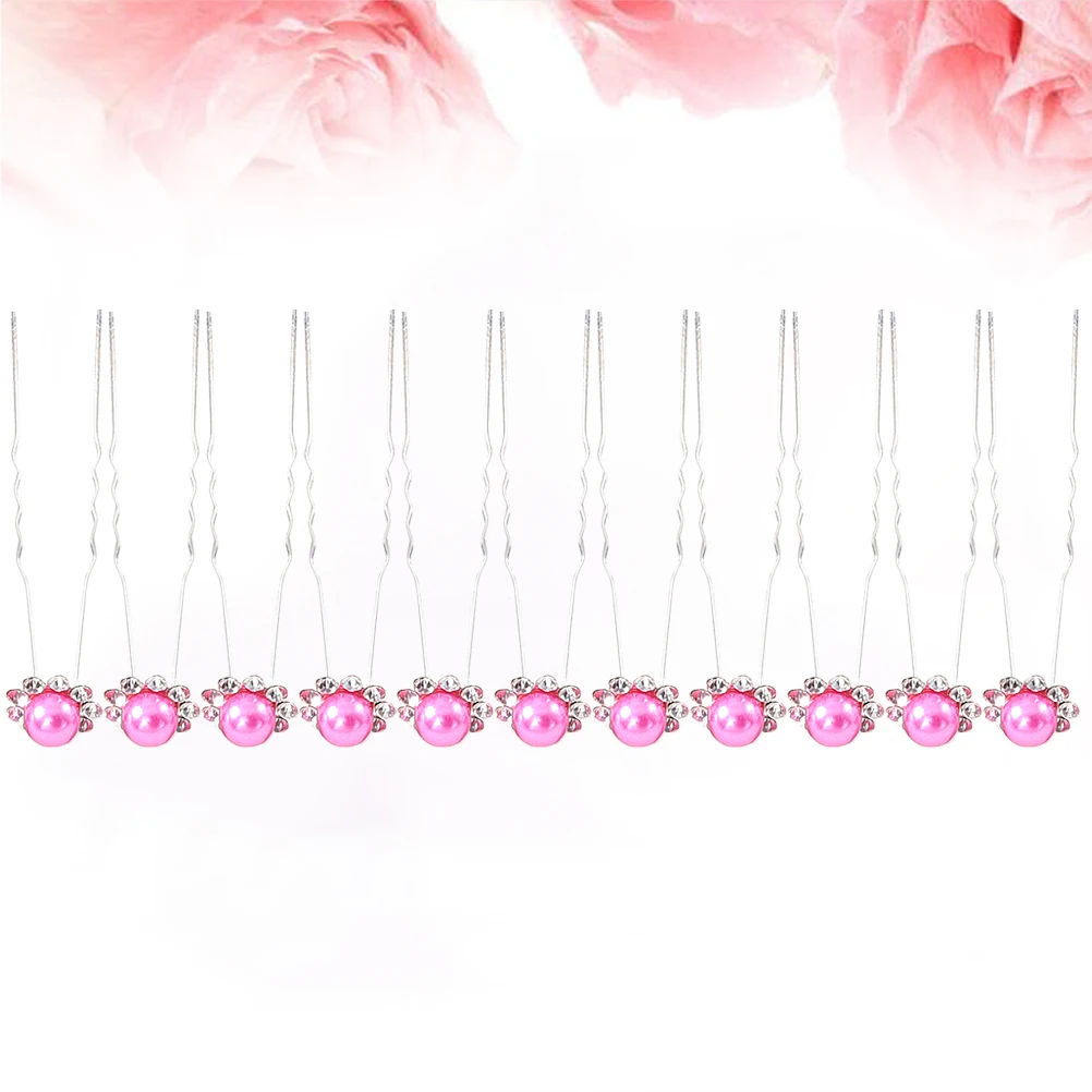 20 قطعة دبوس شعر لؤلؤي على شكل حرف U قطعة شعر زفاف فرنسية أنيقة على شكل زفاف #4