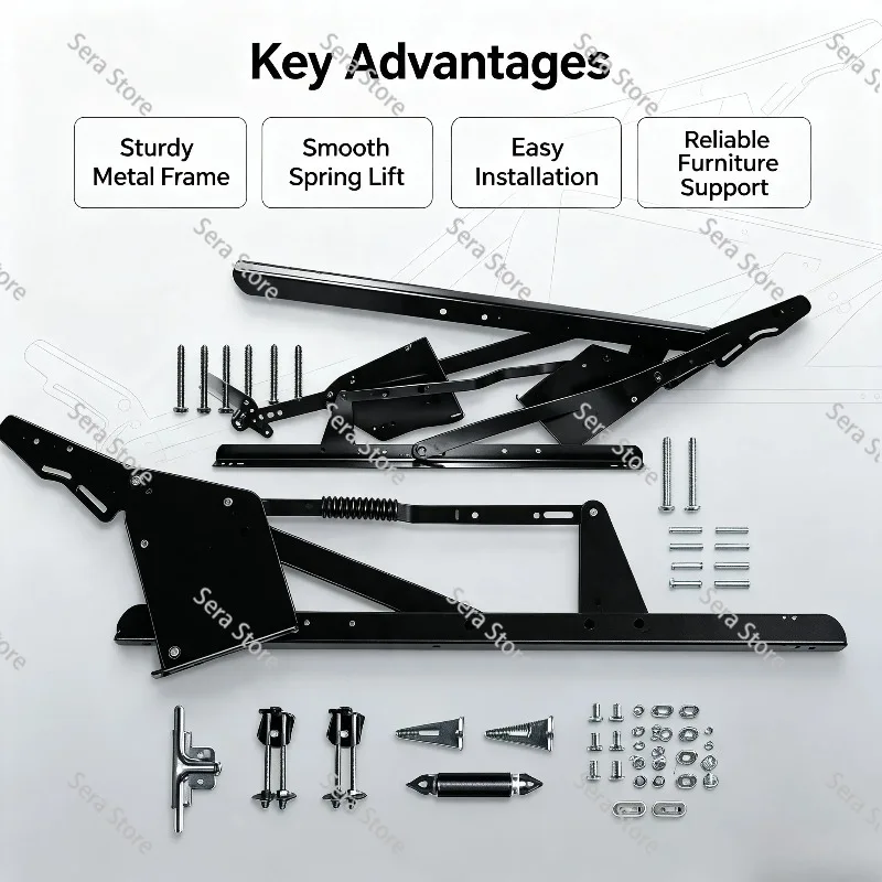 E900 Garage Door Hardware Kit with P728 Plug-End Extension Tension Spring, 28