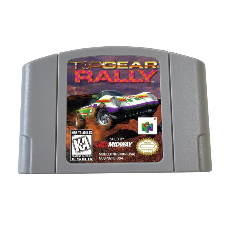 LinkN5 - NeonGenesisEvangelion, Top Gear Rally, Virtual Pro Wrestling 2: Oudou Keishou For N64 Games Cartridge NTSC-U