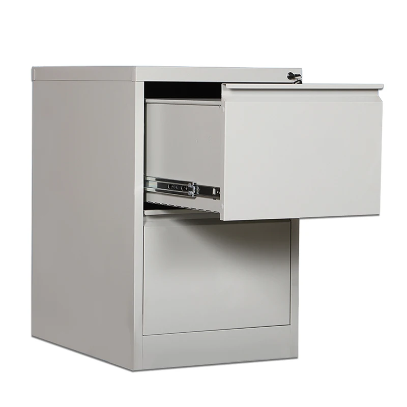 2 drawer file cabinet with lock modern high gloss metal steel office drawer