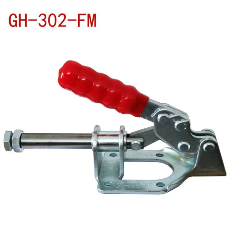 Clamp Hand Tool Hand Toggle Clamp Toggle Clamp Iron Galvanized Quick Fixed Toggle Clamp Holding for Latch Push Pull Acti