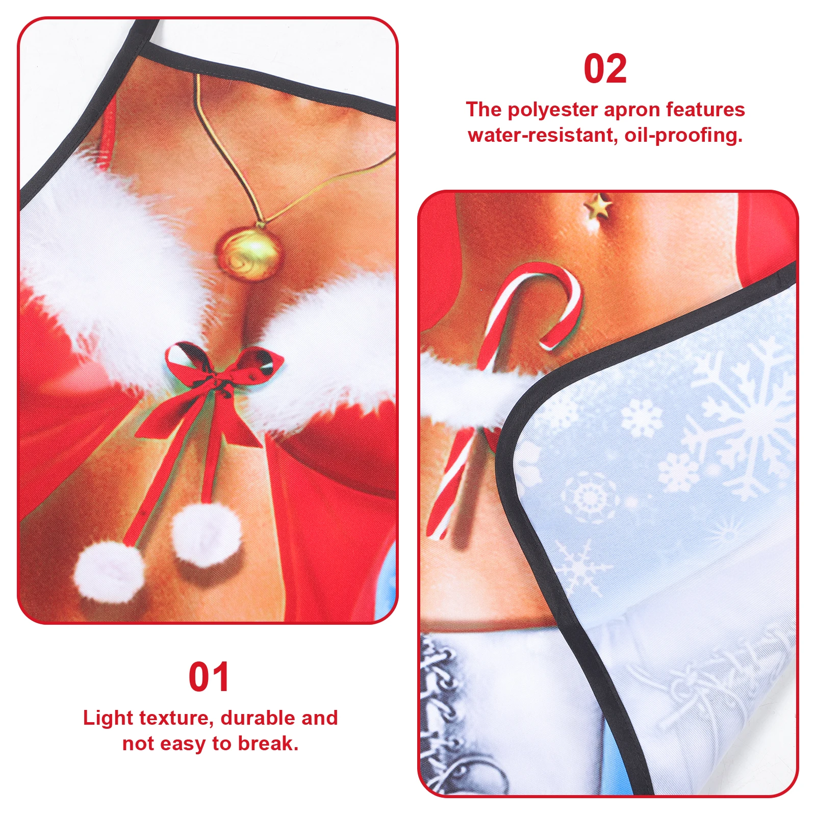 

Christmas Apron Funny Cooking Apron Oil Resistant Kitchen Bbq Hot Pot Gardening Aprons Multi-Use Mens Adult Prank Party