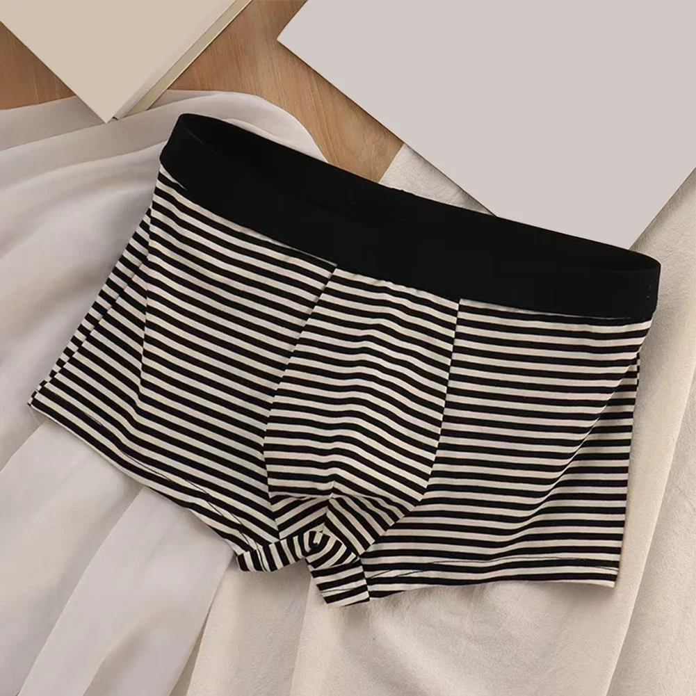 

Casual Wear Gym Use Breathable Boxer Shorts Breathable Striped Boxer Shorts Classic Style Boxer 95 Cotton Fabric