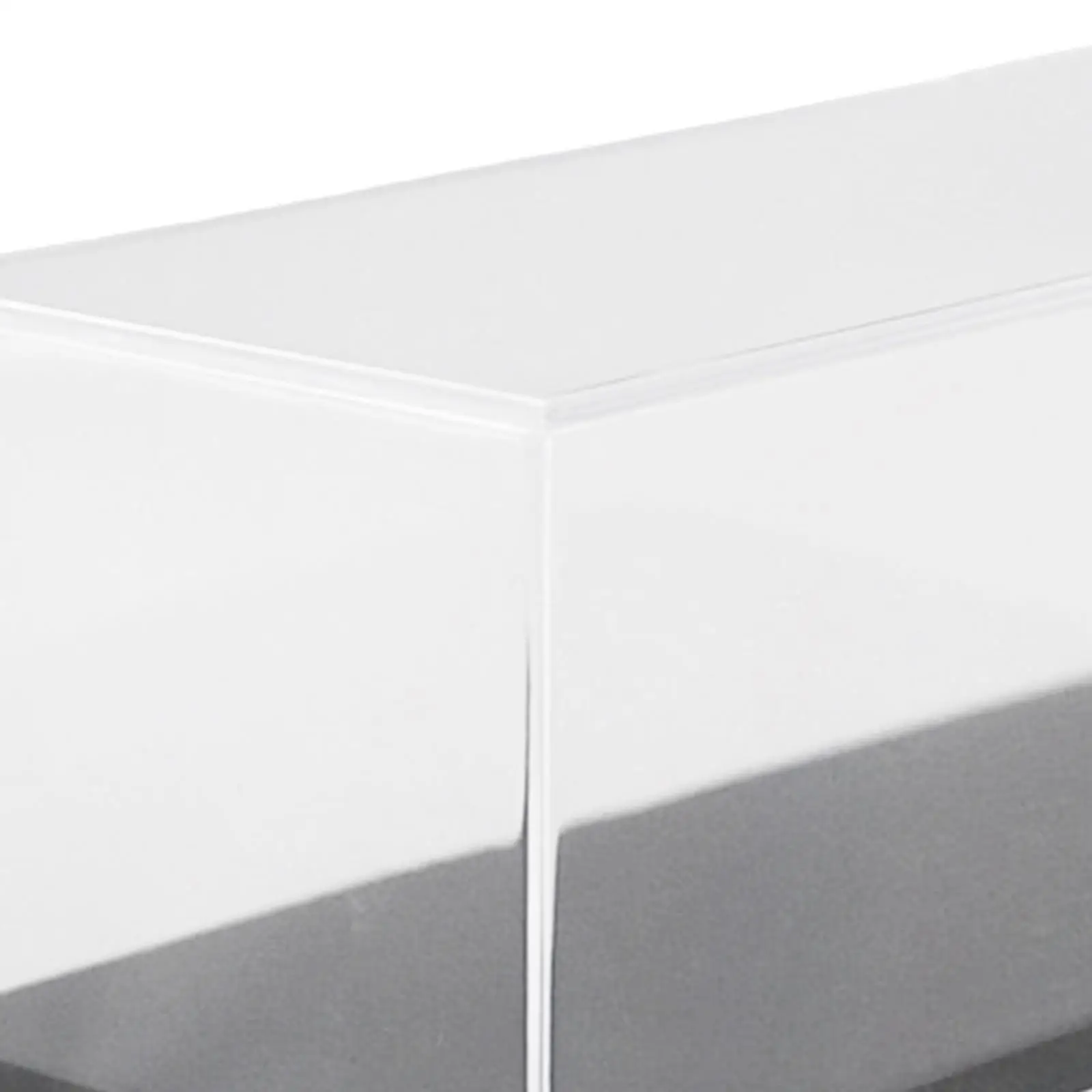 Acrylic Display Case with Base Countertop Dustproof Collection Display Stand Diecast Model Car Showcase for 1/87 Vehicle Toys