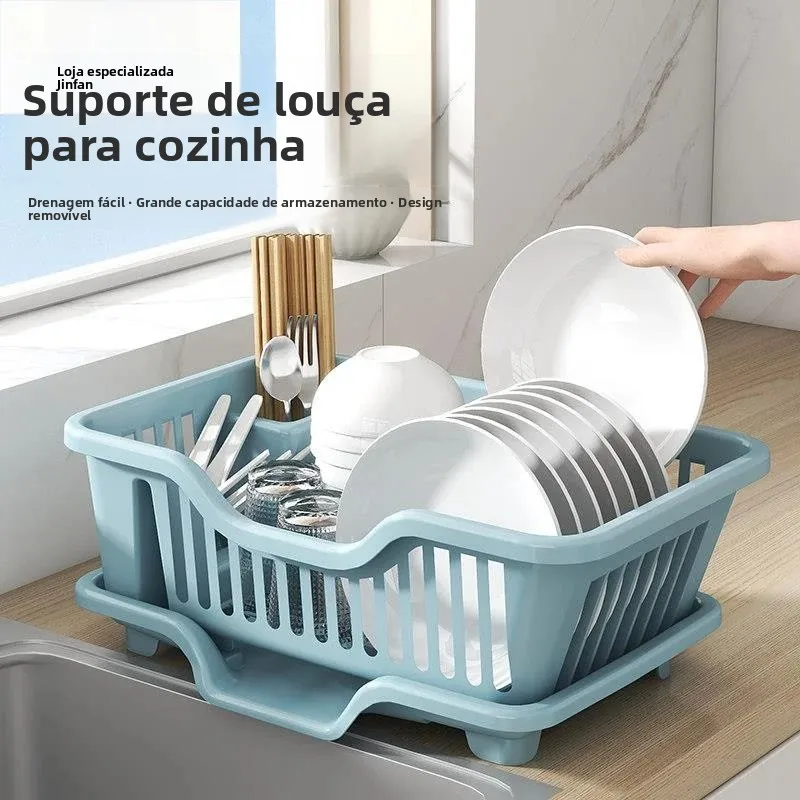 double-layer-kitchen-sink-dish-drainer-rack-multi-functional-storage-shelf-home-use-plastic-no-drilling-required-bowl-cabinet