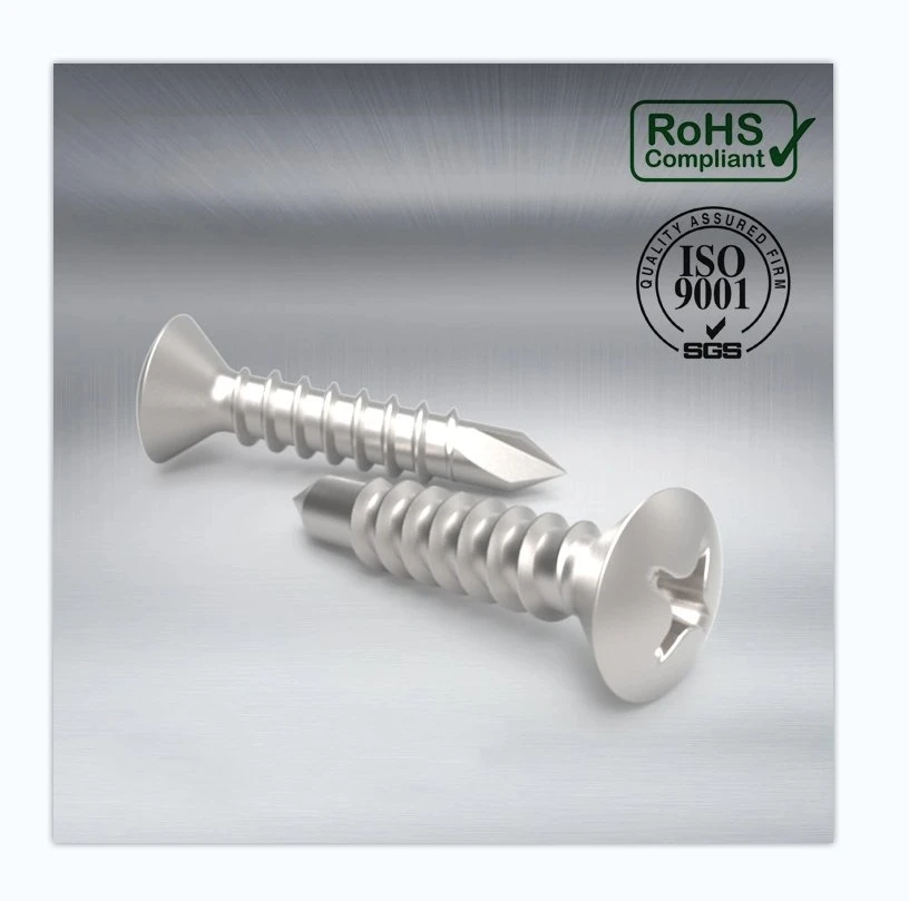 DIN 7504r Cross Recessed Raised Contersunk Self-Drilling Tapping Screws ，  US $0.10-5.00 / Piece | 10,000 Pieces (Min. Order)