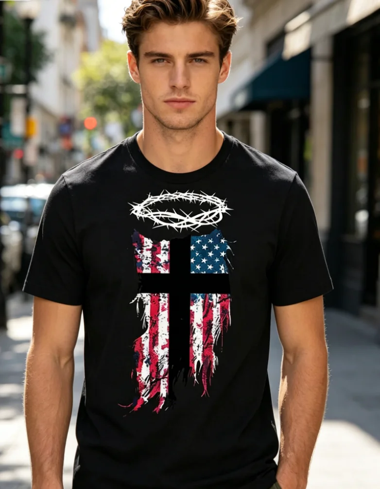 Christian Faith DNA Test And God Is My Father T Shirt DNA Spiral And Cross Design For Church Events Unisex Casual Wear For Men
