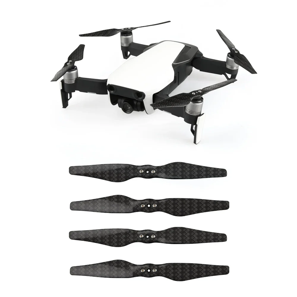 2 Pairs/Set Full Carbon Fiber Propellers For DJI Mavic Air Drone Parts Accessories 5332S Propeller Blades