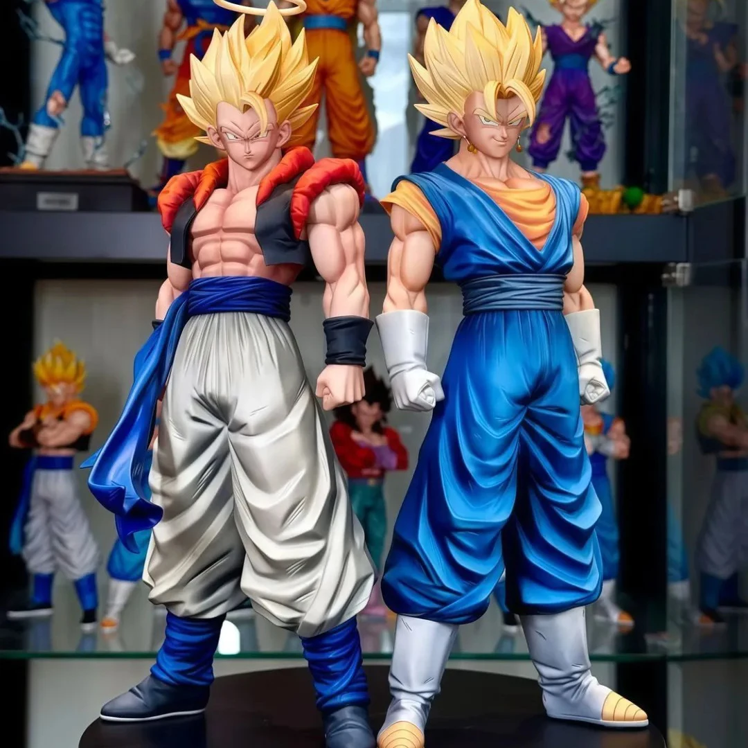 

Dragon Ball Double King Vegetto Gogeta Action Figure Collectible Model Toy Gift for Decoration Brother Theme Handmade Garage Kit