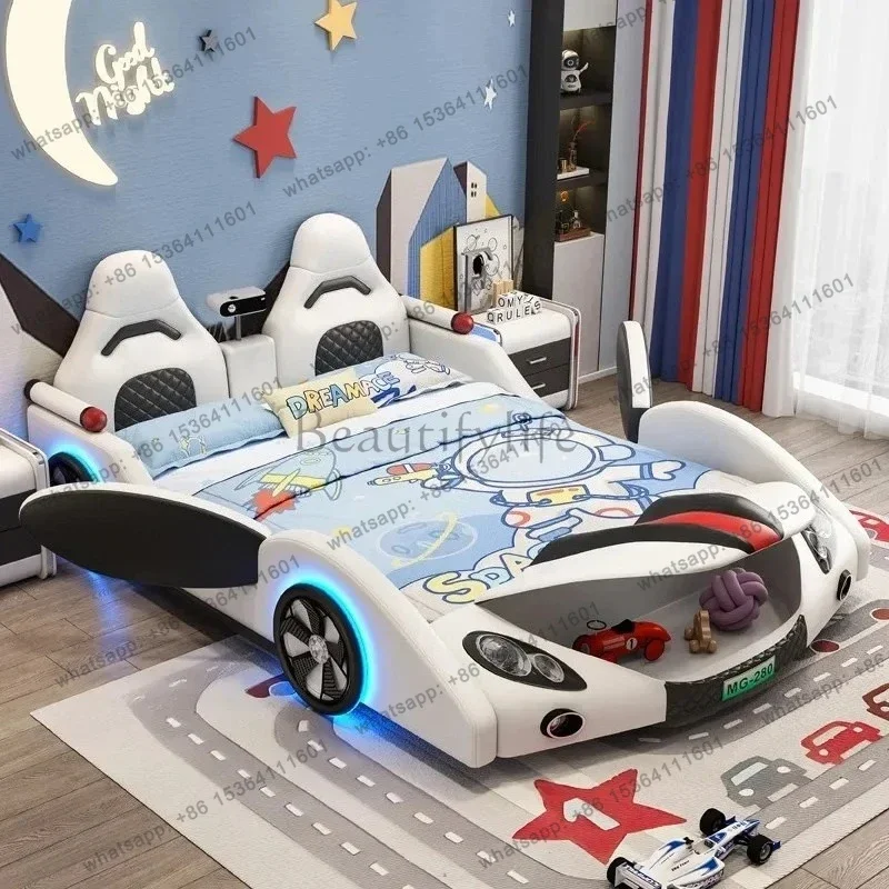 FG 150x200cm High End Luxury Bed 2 People Letto Matrimoniale Furniture Automotive Exterior Design Multifunctional Children Bed