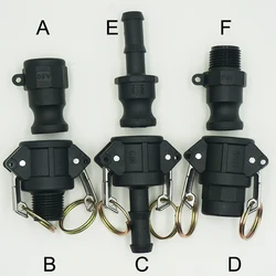 1Pcs DN15 To DN50  Plastic Camlock Couplings  1/2