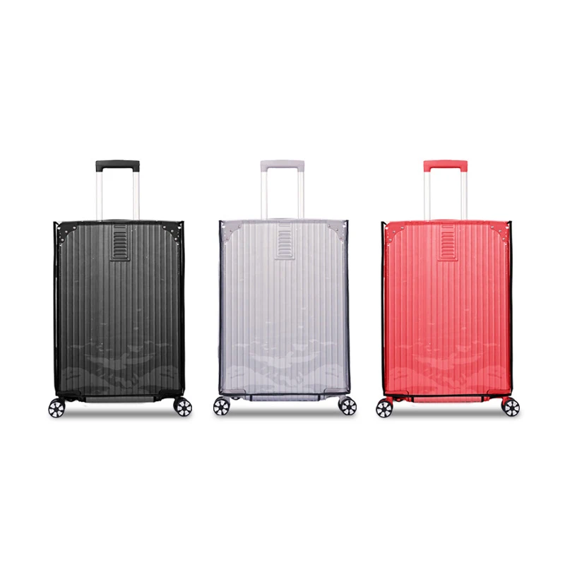 Full Transparent Luggage Protector Cover Thicken Suitcase Protector Cover PVC Suitcase Cover Rolling Luggage Cover