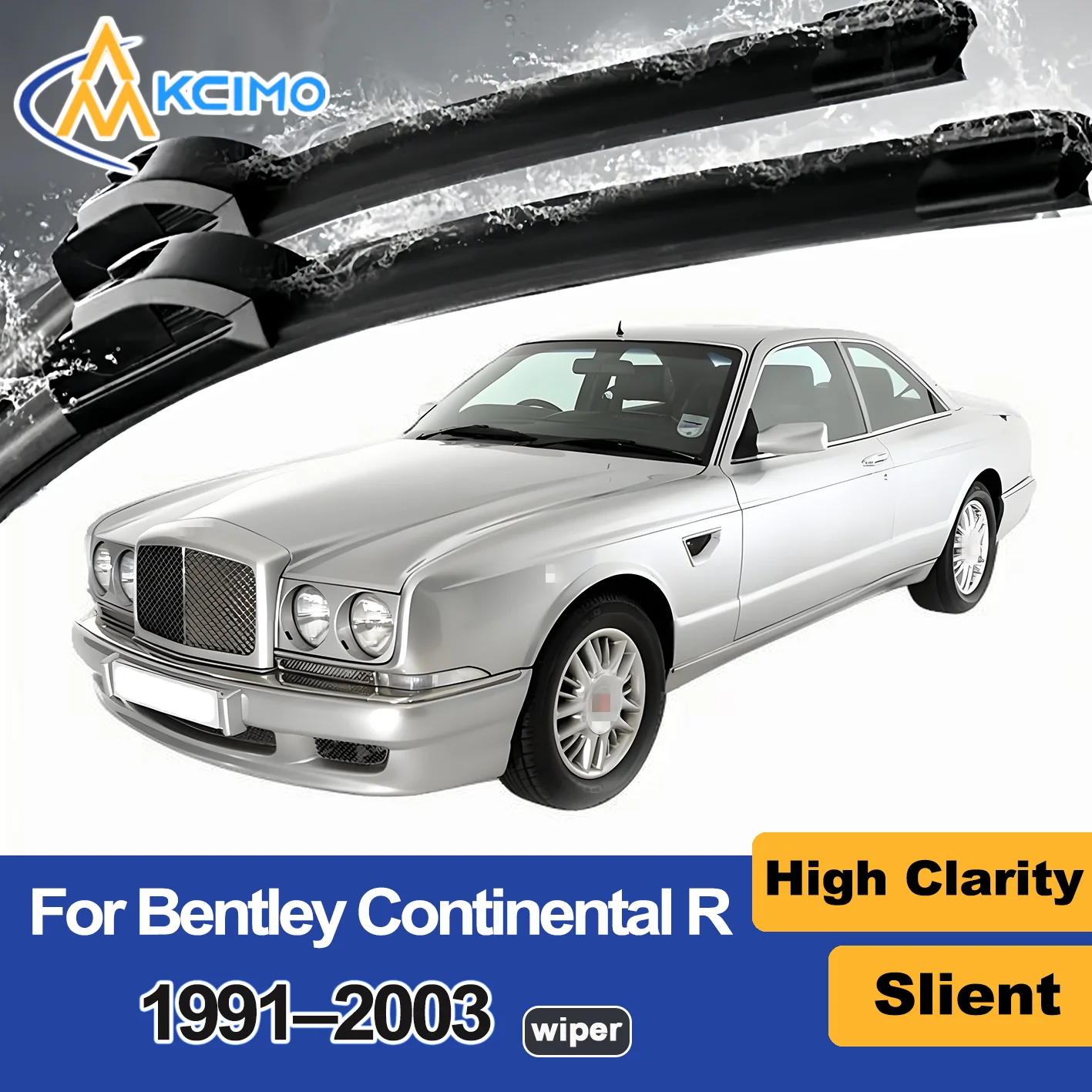 

2 шт. новые щетки стеклоочистителя переднего стекла для Bentley Continental R 1991-2003, передние щетки автоочистителей, аксессуары 2003