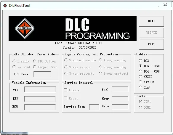International DLC Fleet Programming 2023