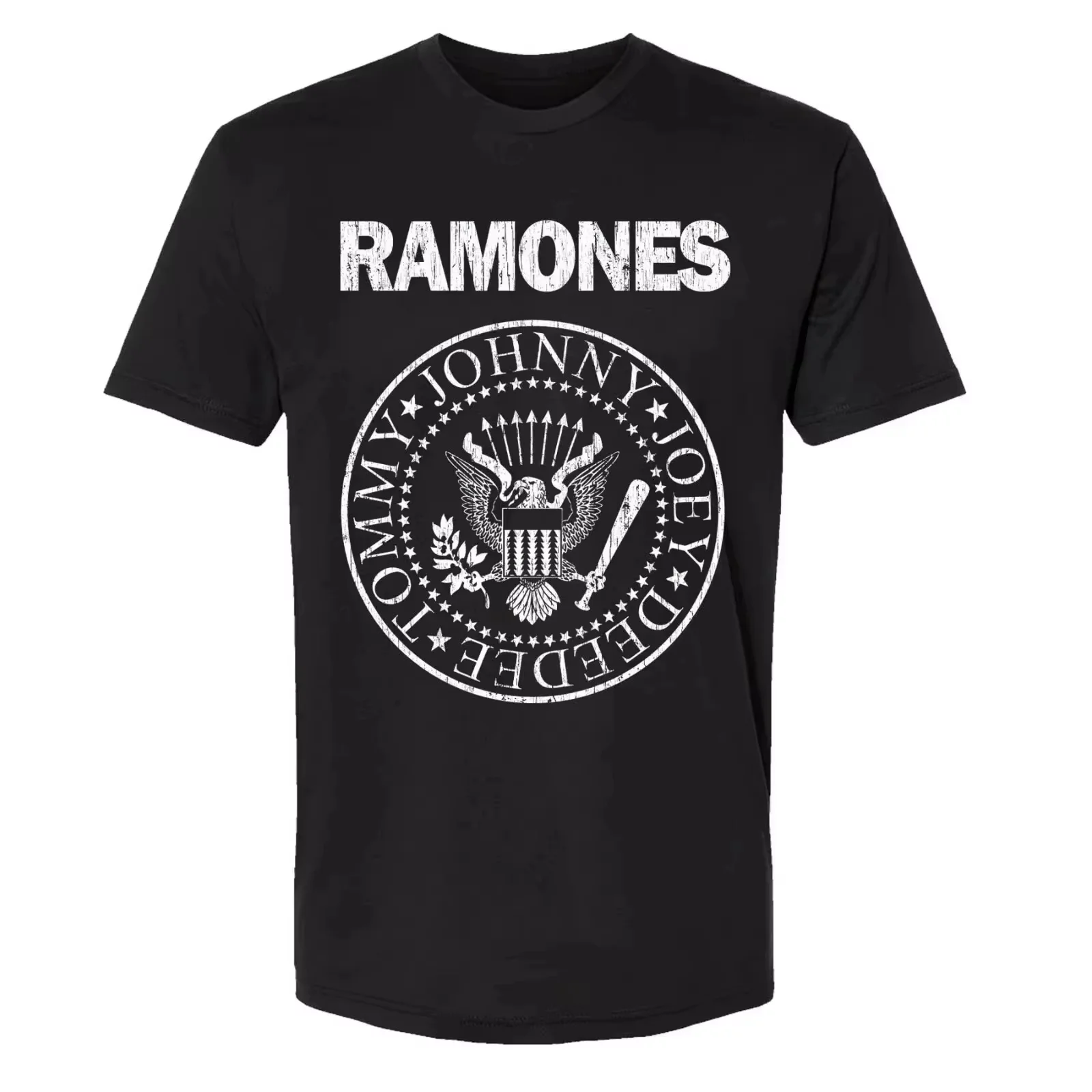 Summer 2026 Hot American Legendary Punk Band Ramones Theme Outdoor Casual Fashion Men Short-sleeved T-shirt Y2K