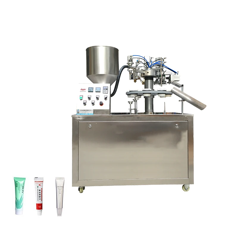 Semi-Automatic 100ml Precision Ceramic Pump PLC Core Components Fully Sealing Machine Plastic Commodity Cosmetics Skincare