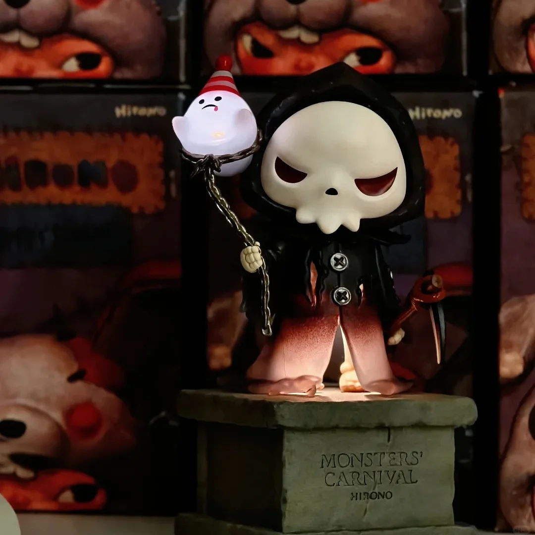 جديد حقيقي هيرونو وحوش كرنفال سلسلة صندوق أعمى المد اللعب المشهد سطح المكتب الديكور تحصيل لعبة مجسمة الهدايا