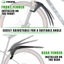 Adjustable MTB Bicycle Mudguard #2