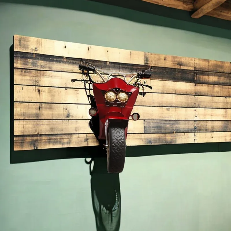 Motorcycle pendant wall metal wall decoration background wall creative wrought iron