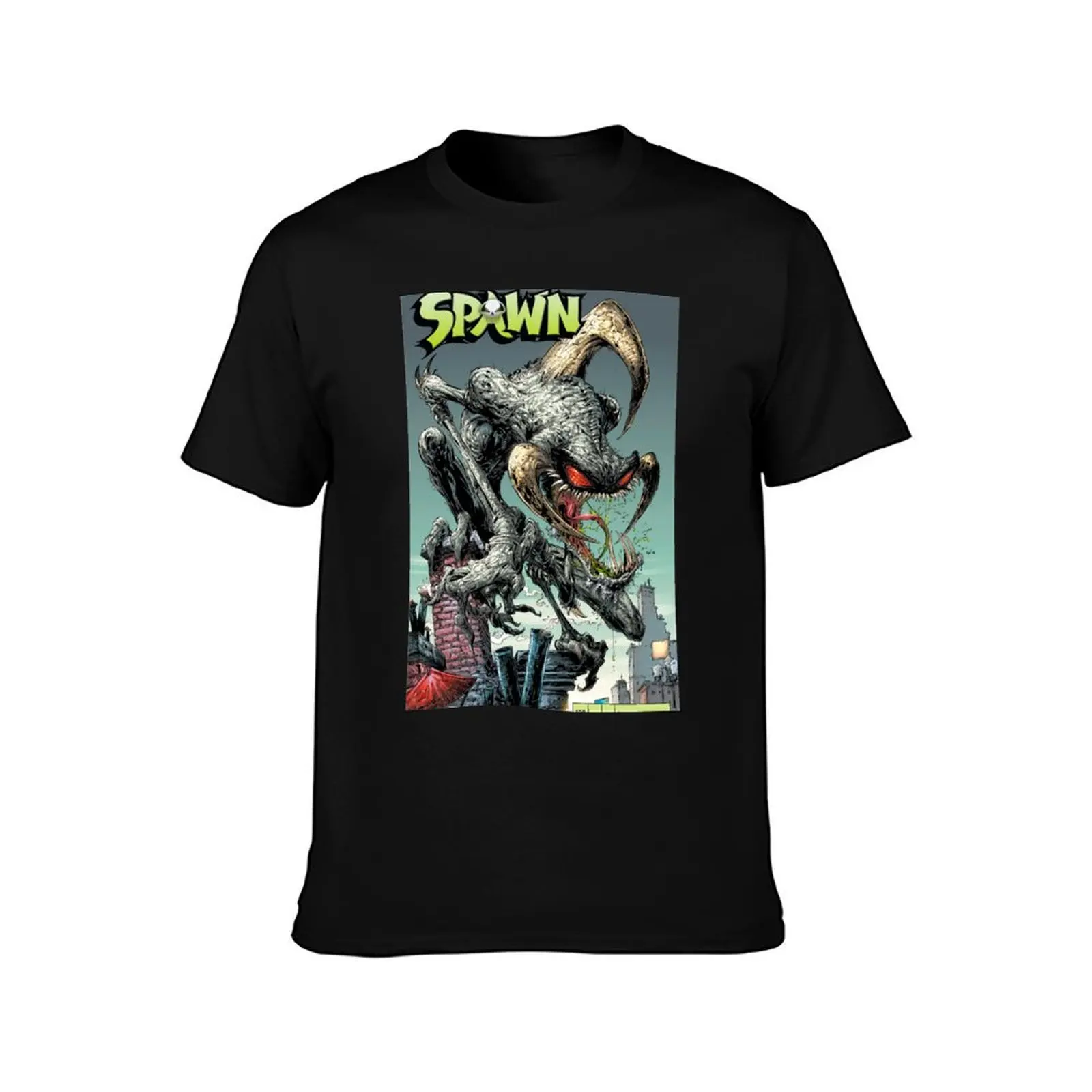 Spawn 136 T-Shirt Summer Casual Cotton Tee Oversized Streetwear Tops Vintage Graphic Print Loose Fit Short Sleeve
