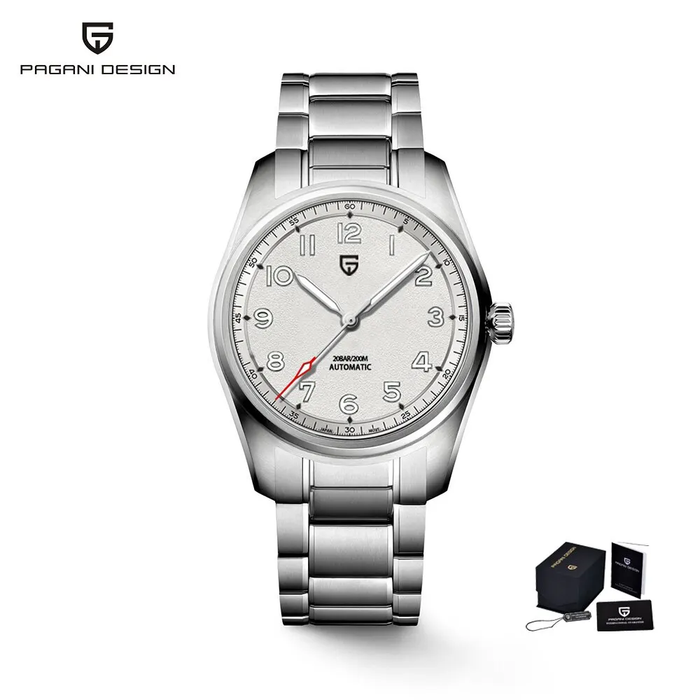 PAGANI Design 2025 Neue Männer Automatische Mechanische Uhr NH35A Saphirglas Edelstahl Wasserdicht 200 m Reloj Hombre 4