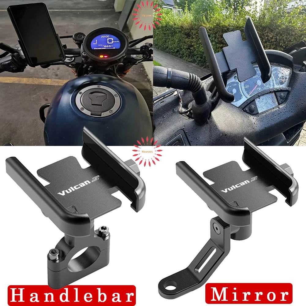 

360° Degree Rotation For Kawasaki Vulcans Vulcan S 650 500 Handlebar Accessories Mobile Phone Holder Motorcycle 2025