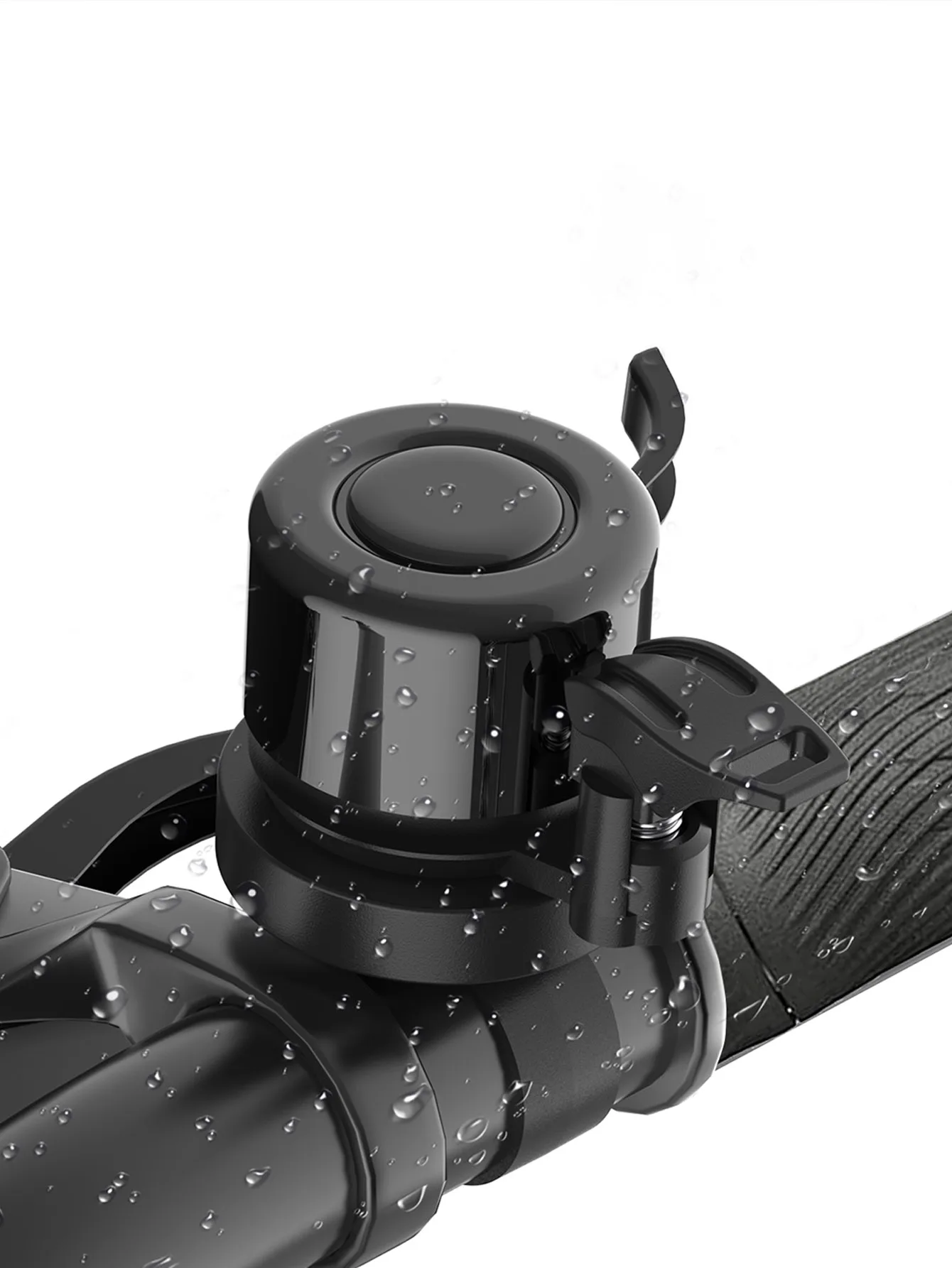 He Bicycle Bell with Internal Smart Anti-Lost Device Compatible with Apple AirTag Locator