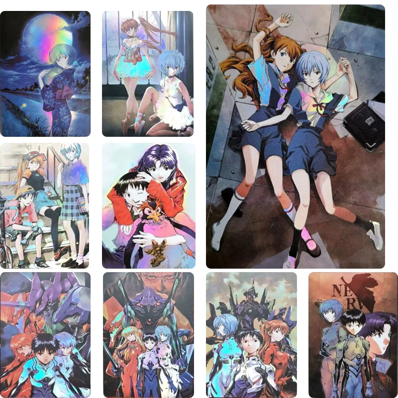 20Pcs/set Neon Genesis Evangelion EVA Card Ayanami Rei Ikari Shinji DIY Collection Card Christmas Birthday Gift Game Toys