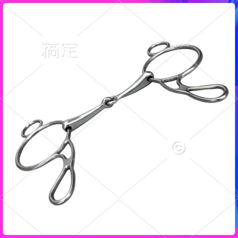 

AUU-Horse Bit Ring Horse Mouth Snaffle Bit Horse Mouth Bit Forequestrian Training Equipment