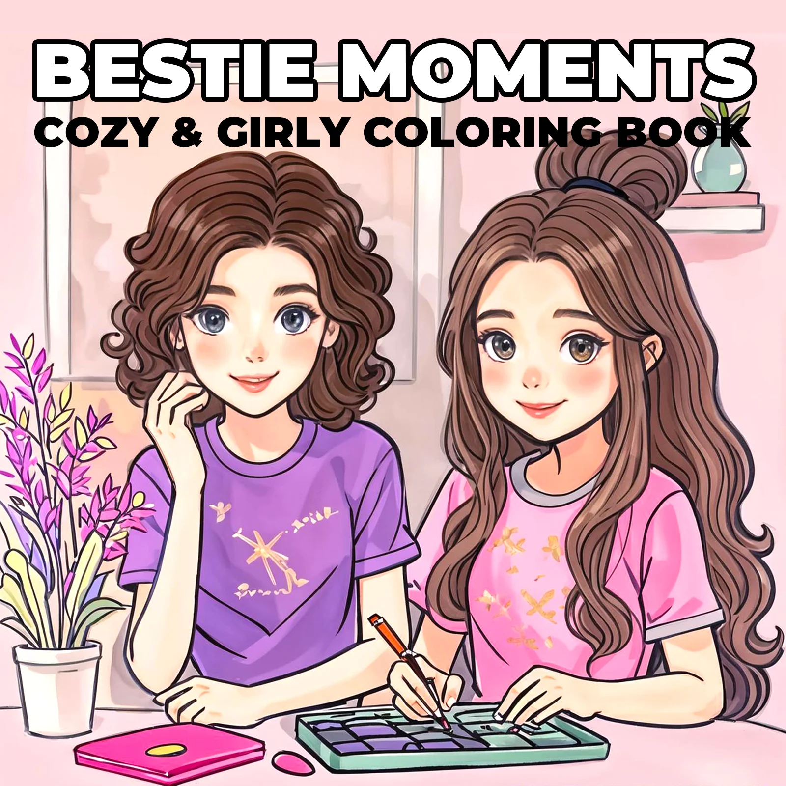 

Adult Coloring Book - 7.8x7.8 Inch Unique Colorful Designs for Women, Perfect Gift for Friends and Special Occasions
