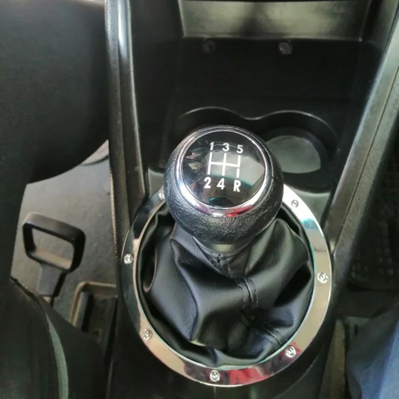 For VW Gol Pointer Saveiro Parati 2005-2010 Gear Shift Knob Shifter Lever Stick Gaiter Boot Cover Cars Accessories