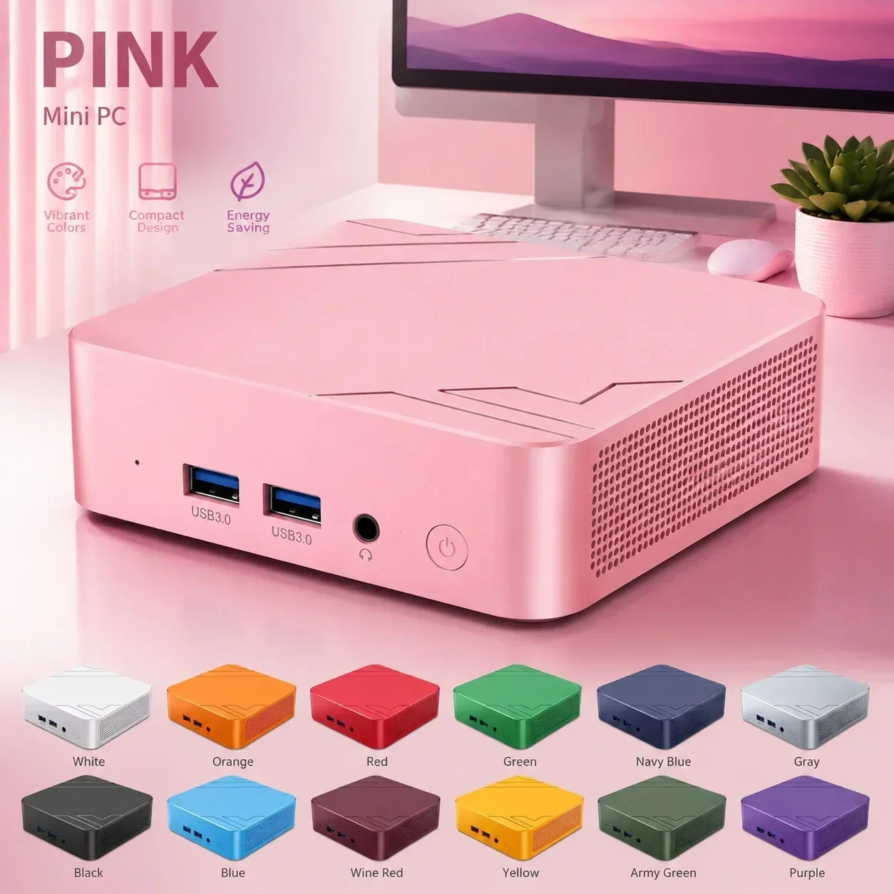 2026 Mini PC Core i9 10980HK Windows 11 Computer 16GB RAM 1TB M.2 SSD Portable Gaming Computer 60Hz 4K HD Mini Desktop PC Gamer