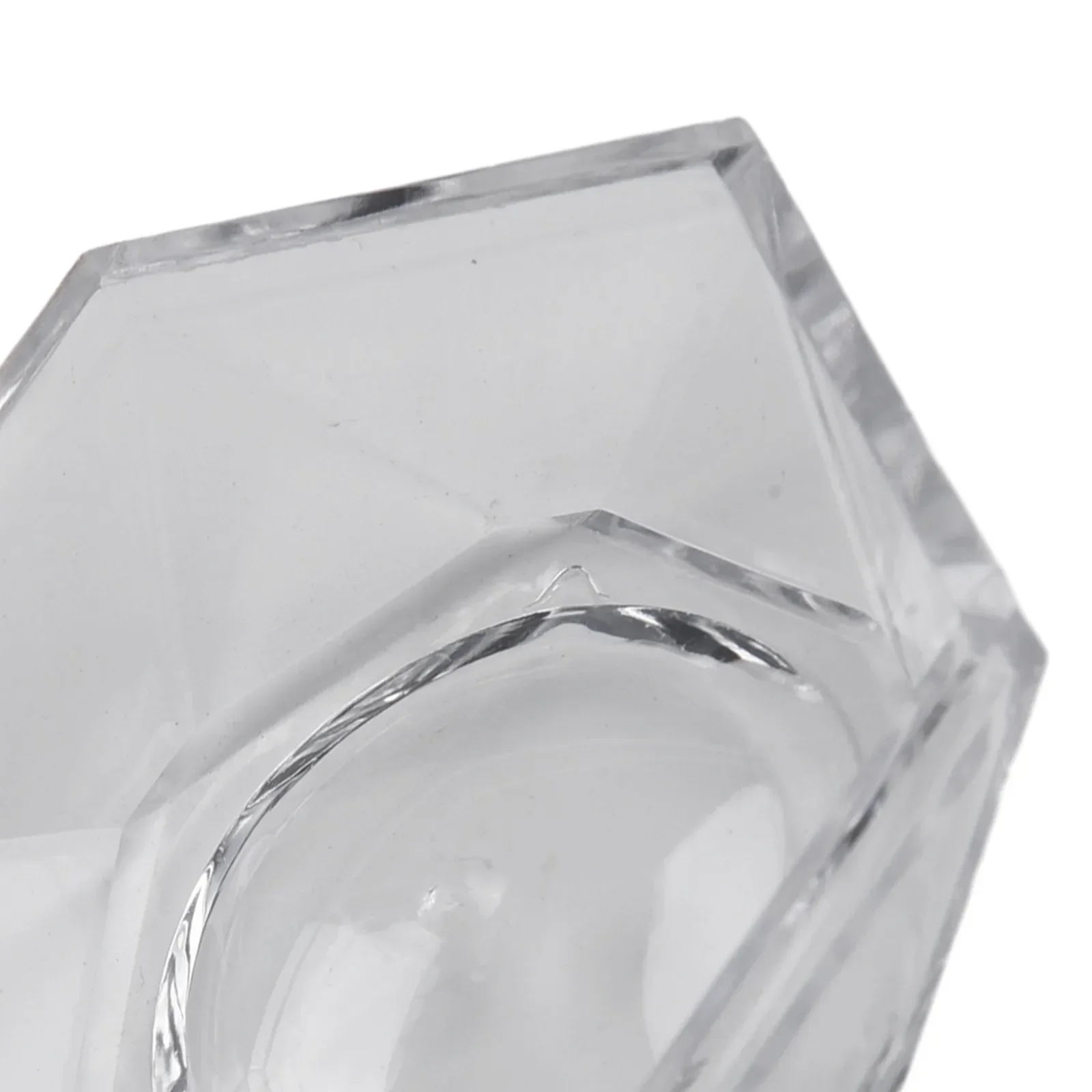 1 pz Base per esposizione a sfera in acrilico Palline Espositore Decorazioni Base Forma esagonale Decorazioni per la casa Ornamento da tavolo