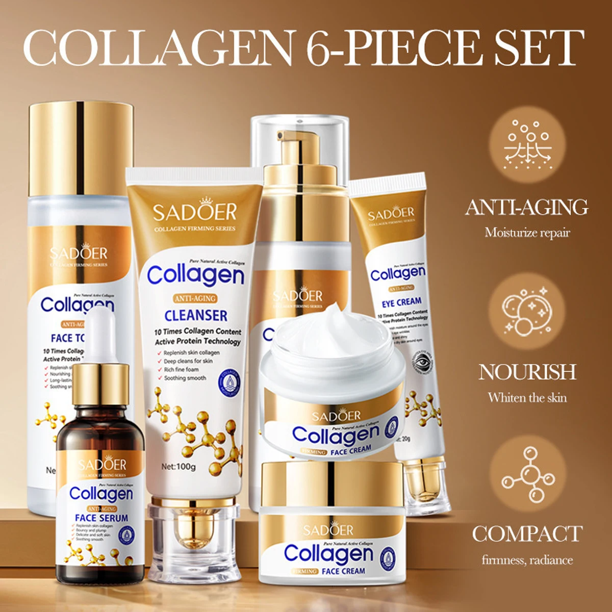 Collagen Firming Radiance 6-Pi - Luxury Skincare Kit ulasan dan harga