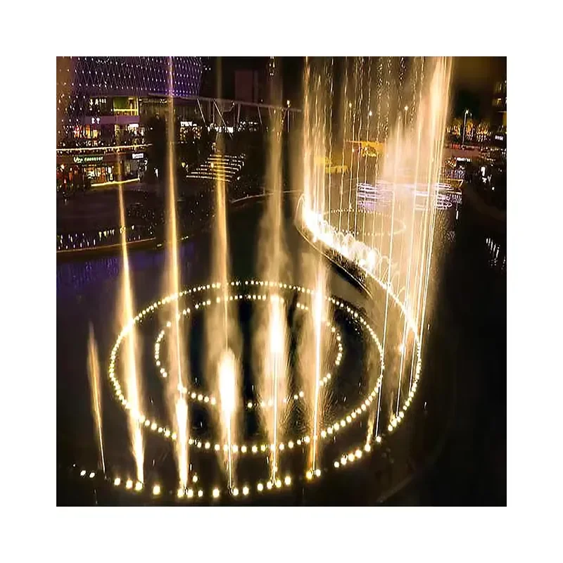 for Stainless Steel 304 Pond Fountain Music Dancing Water Feature Garden Decor Outdoor Landscape Lighting Fish Tank Pump