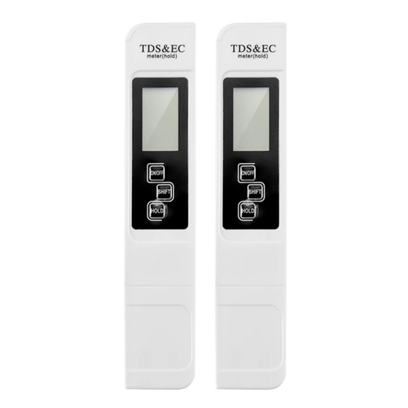 TDS Meter Digital Water Tester Digital 0-14 PH Meter Tester 0-9990Ppm TDS&EC LCD Water Purity PPM Aquarium Filter