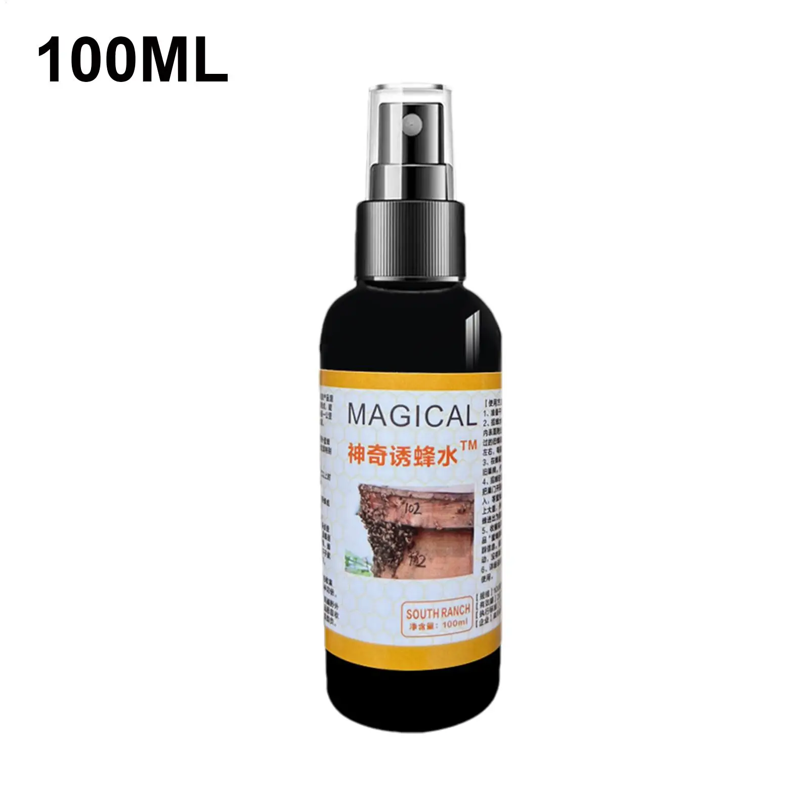 100ml Lure Bee Attractant Spray Wood Bee Trap Bee Attractant Spray Wood Bee Lure For All Season Use Natural Swarm Spray Tool Bee view 6
