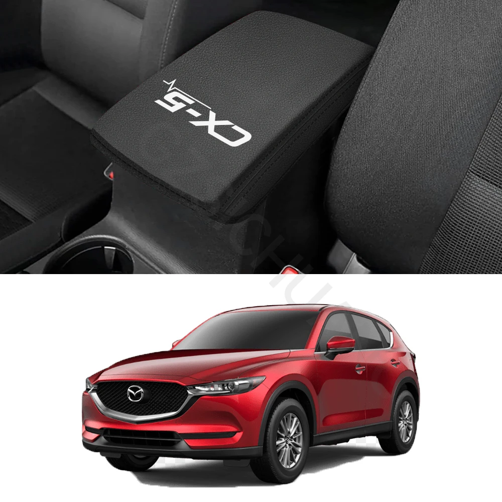 

Car Central Console Cover Custom For Mazda CX-5 2017-2023 CX5 Waterproof Auto Center Armrest Box Saver Protector Accessories