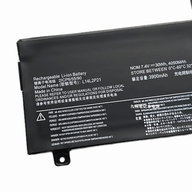 Lenovoラップトップ用バッテリー,7.4v,30wh,l14l2p21,U41-70/70-ifi/70-ise 300s-14isk 310s-14ikb S41-35-70-75 Yoga 500-14isk