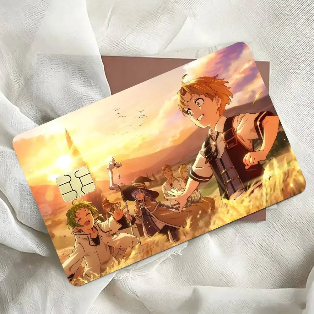 Anime Mushoku Tensei Poster   Spend or Save Funny Shell Ultra Thin No Fade Sticker Cover Film for Debit Credit Card