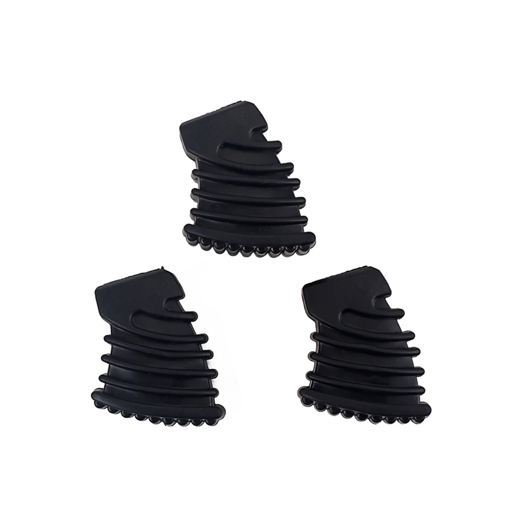 

Drum Foot Pads 3 Pack Drum Rubber Feet for Drum Cymbal Stand Rack Bracket Percussion Parts S/L Size WC11 (Black