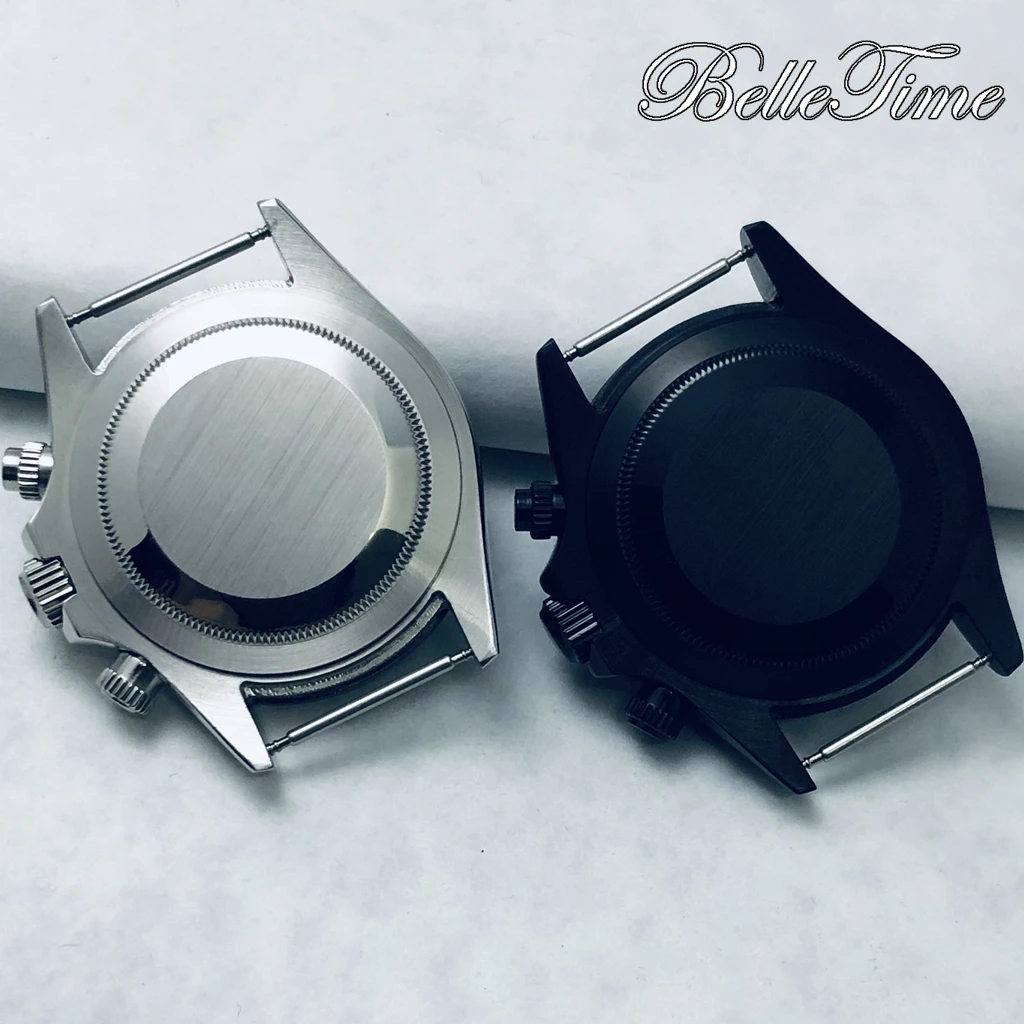 عالية الجودة دايتونا كوارتز كرونوغراف 40 مللي متر VK63 السيراميك الحافة صالح VK63A VK64 كوارتز ساعة يد تعمل بالحركة اكسسوارات