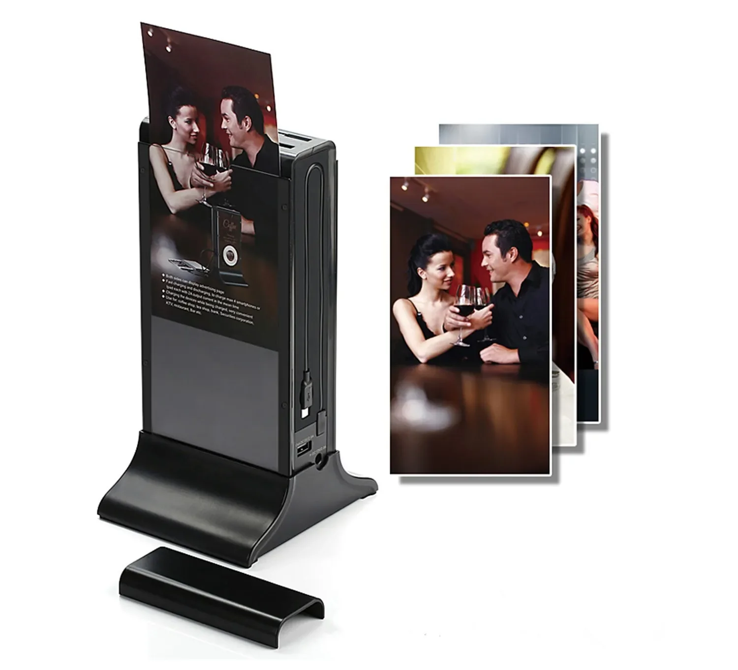 Affordable FYD-835S Single 7 Inch Touch Screen Portable Wifi Android Restaurant Charging Station Phone Cable Usb Power Bank