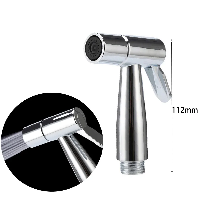 ABS Plastic Bidet protable Self Cleaning Handheld Toilet nozzle Sprayer High Pressure Faucet Shower head holder for WC Bathroom