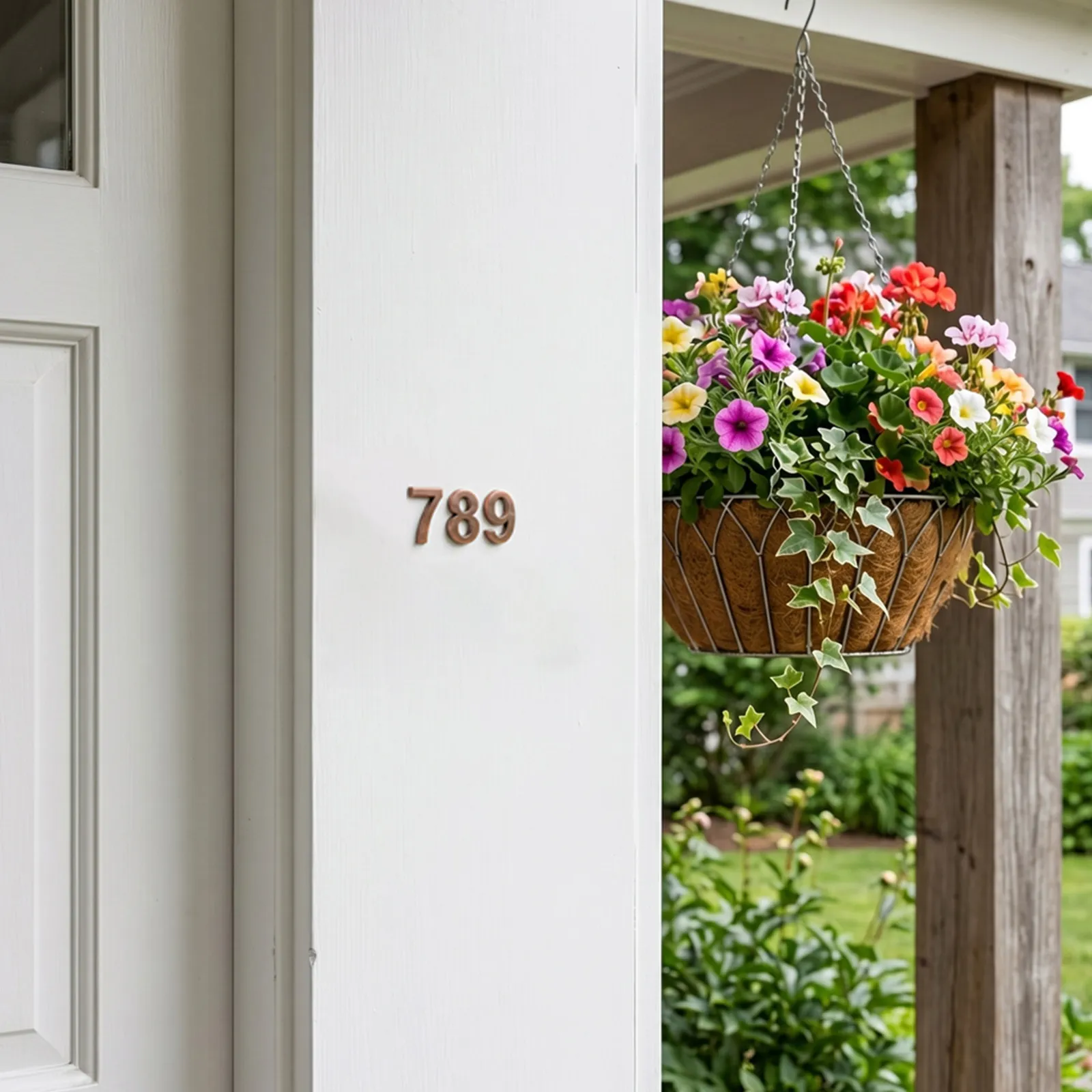 20Pcs Waterproof Self Adhesive Mailbox Numbers Stickers Number Decals for Outside Doors Apartment Light Brown 1.4x1in