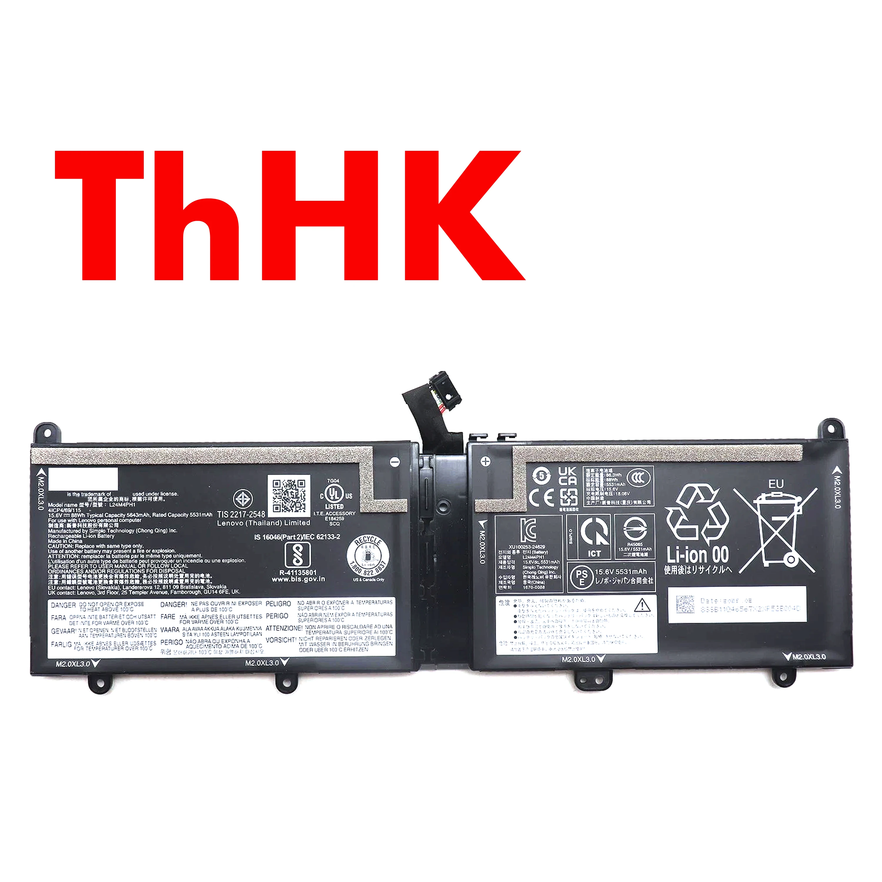 Genuine Original 88Wh L24M4PH1 5B11Q46568 Laptop Battery For Lenovo Yoga Book 9i 2025