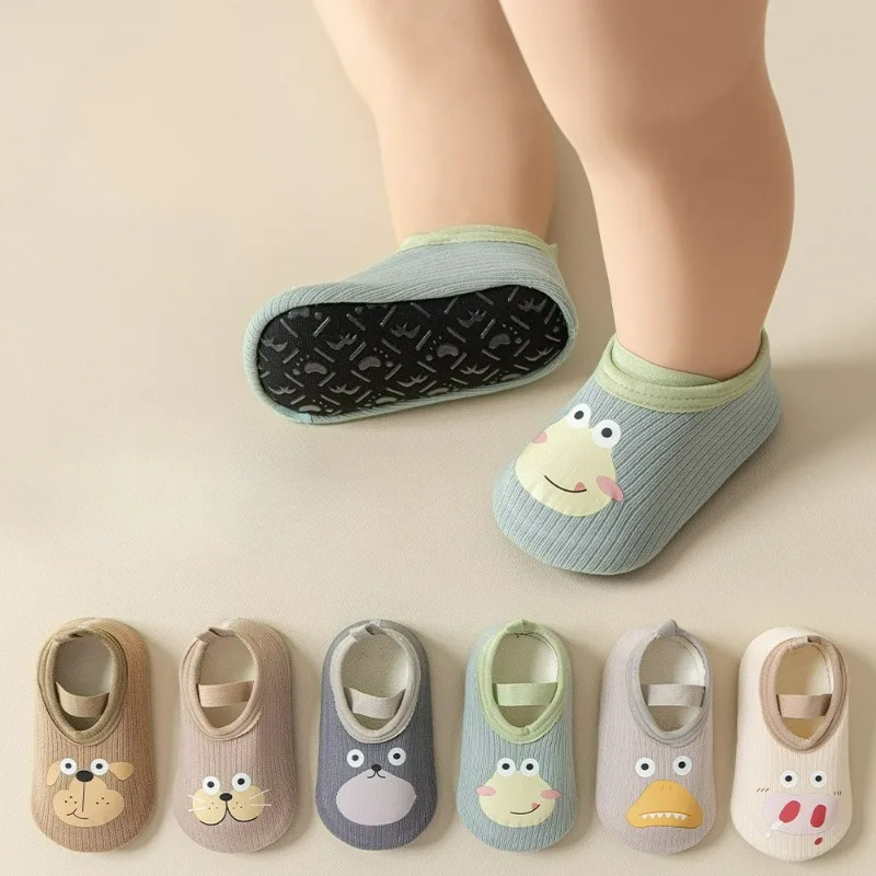 

2026 New Thickened Warm and Non-slip Toddler Shoes Autumn and Winter Cartoon Floor Shoes